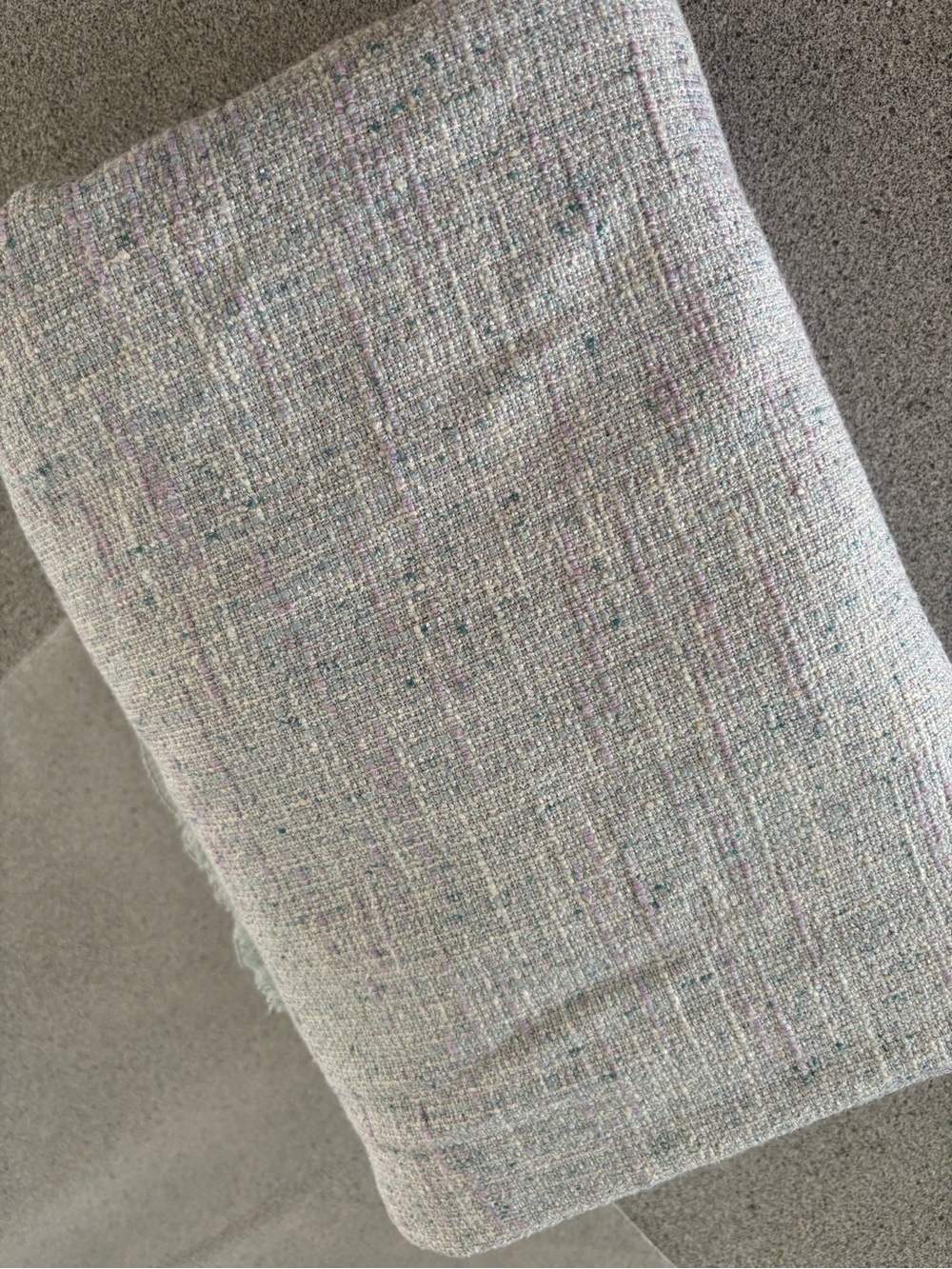 Fenn Wright Manson Tweed Fringe Shift Dress Cotton Silk Linen Blend 10 Chic Soft - Picture 14 of 14